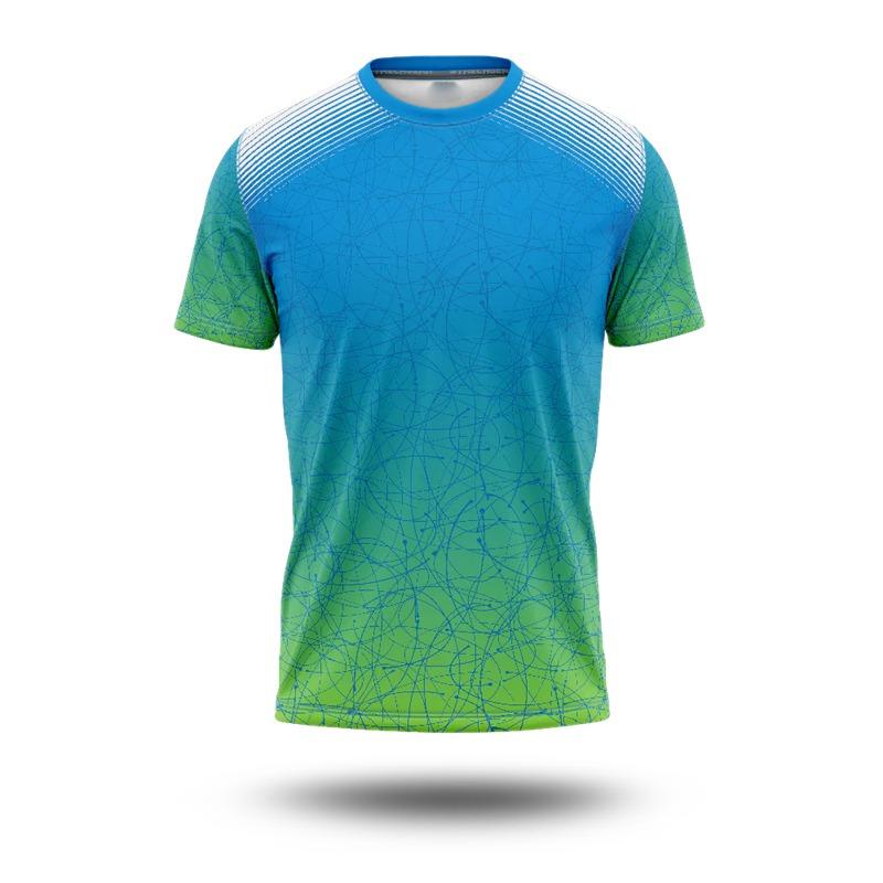 3D Printed Camouflage Quick-drying Breathable Men's T-shirt, Fitness Outdoor Tactical Casual Sports Loose Training Team Uniform