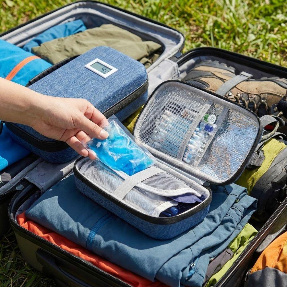 Waterproof Insulin Vial Storage Case Portable Travel Cooler Case PillOrganizer Home Travel