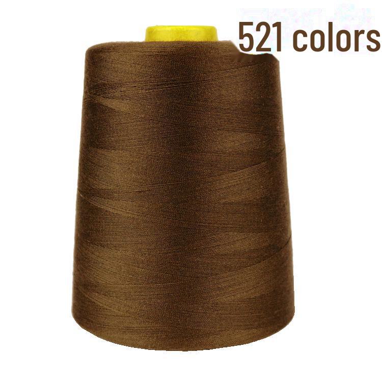 402 High-Speed Polyester Sewing Thread, 8000 Yards, Black & White for Industrial Sewing Machines