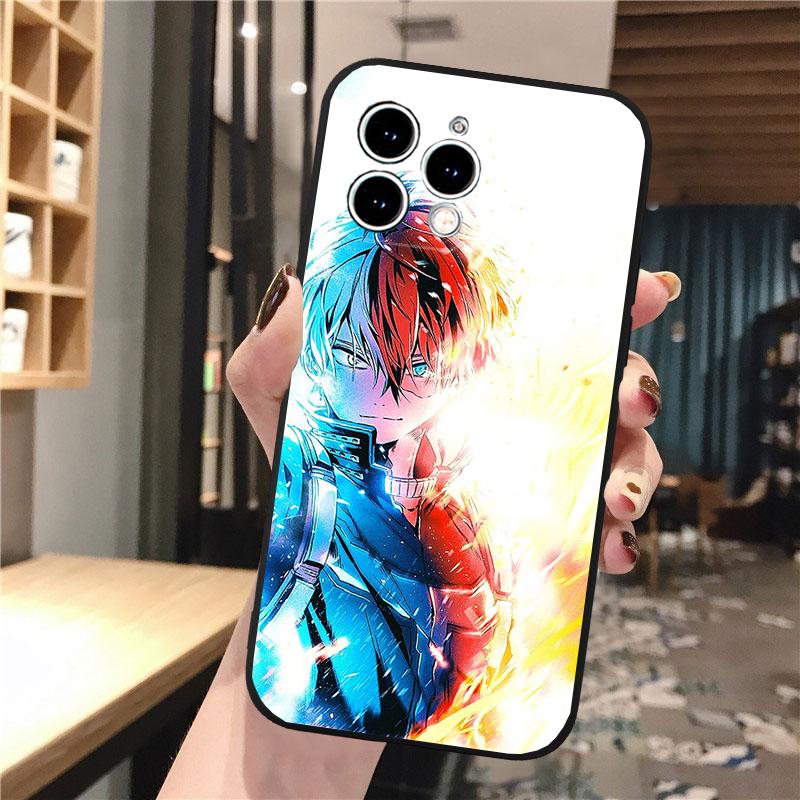 Todoroki My Hero academia Phone Case For iphone 17 Pro Max Air 16 15 14 13 Pro Max 15 16 Pro 15Plus Shell