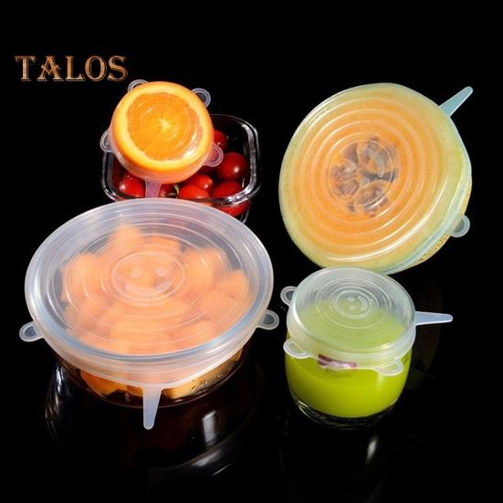 6 шт., силиконовые крышки для пищевых продуктов, крышки для чаш, сильная стабильность, пыленепроницаемость, сохранение свежести, пищевой класс, многофункциональные гибкие изоляционные чехлы, крышки для кастрюль, чашек