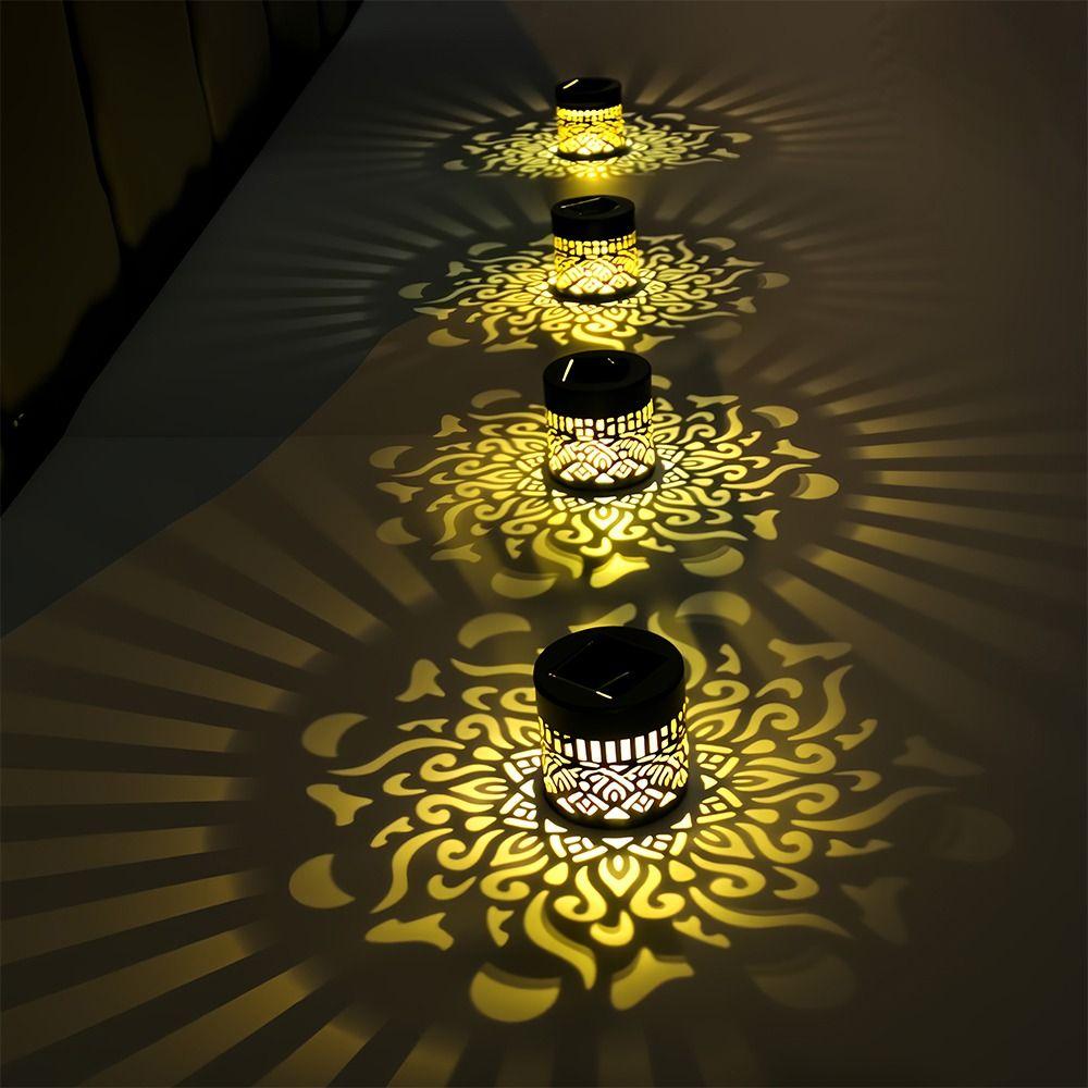 Warm Wall Light Metal Home Garden Night Light New LED Solar Light  Outdoor Lawn Courtyard