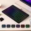 Беспроводная Bluetooth клавиатура мышь комплект для iPad Huawei телефон RGB подсветка 10 дюймов компактный дизайн