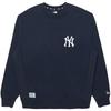 New Era MLB Collection NY Embroidered Logo Crew Neck Fleece Lined Pullover Loose Fit American Sweatshirt Unisex 13338651