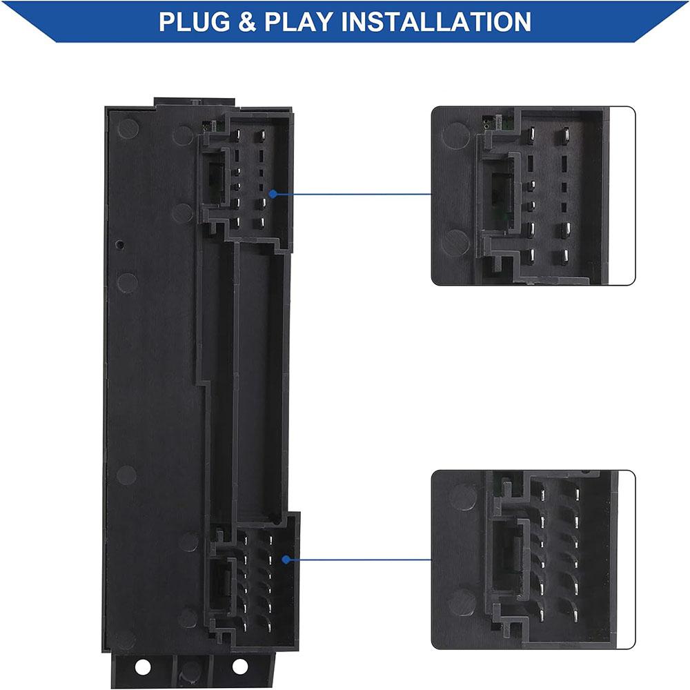 Power Window Switch Kit Front Driver Left Side For 2000-2002 Chevy Gmc 15720127