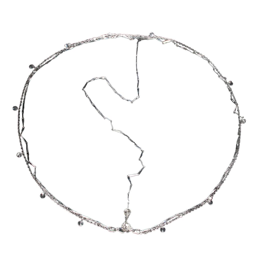 Элегантная цепочка на лоб Свадебное украшение на голову Стильные аксессуары для волос Индийские украшения Стразы Повязка на голову