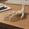 White 3D Printed Hand Bone 3D Printed Halloween Skeleton Hand  Halloween Decoration