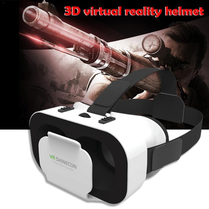 VR SHINECON G05A 3D VR-очки-гарнитура для смартфонов Android iOS с диагональю 4,7–6,0 дюймов