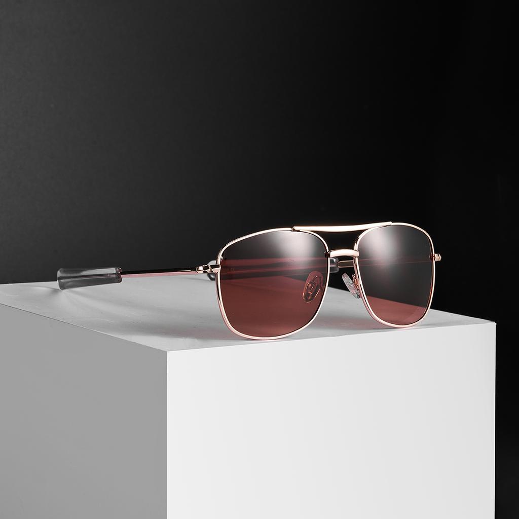 Классические солнцезащитные очки-авиаторы Ruiao для мужчин и женщин, металлические очки с двойной переносицей для вождения и рыбалки