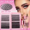 640 Clusters Diy Multi-Hair Large-Capacity Eyelash Book Natural Thick D-Song Segmented False Eyelash Set