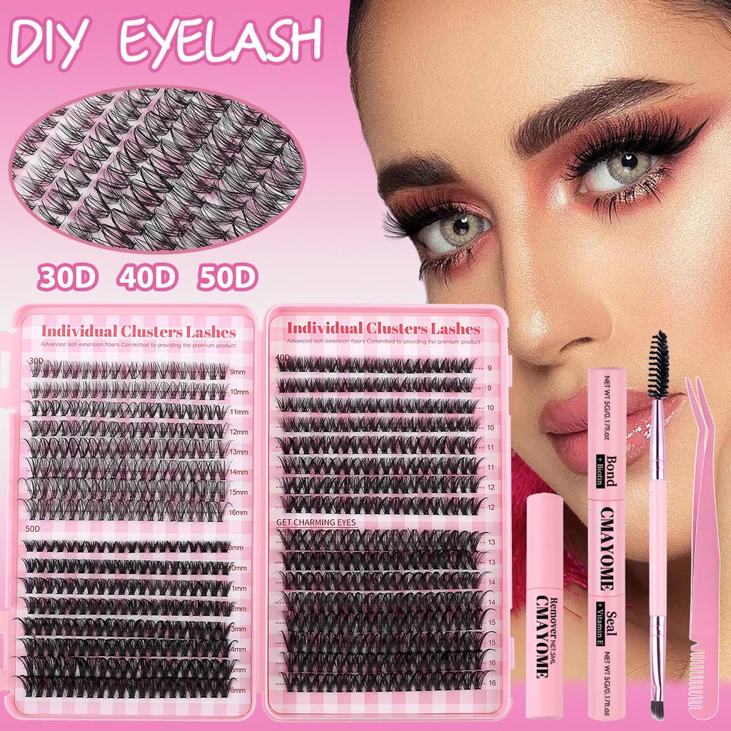 Diy Single Cluster Of Hair 640 Clusters Large Capacity Family Photo Eyelashes Book Single Cluster Mixed False Eyelashes