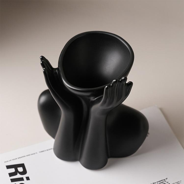 Unique Design Body Shape Vase Ceramic Modern Body Art Vase Home Decor Creative Flower Pot Living Room Decoration Vases