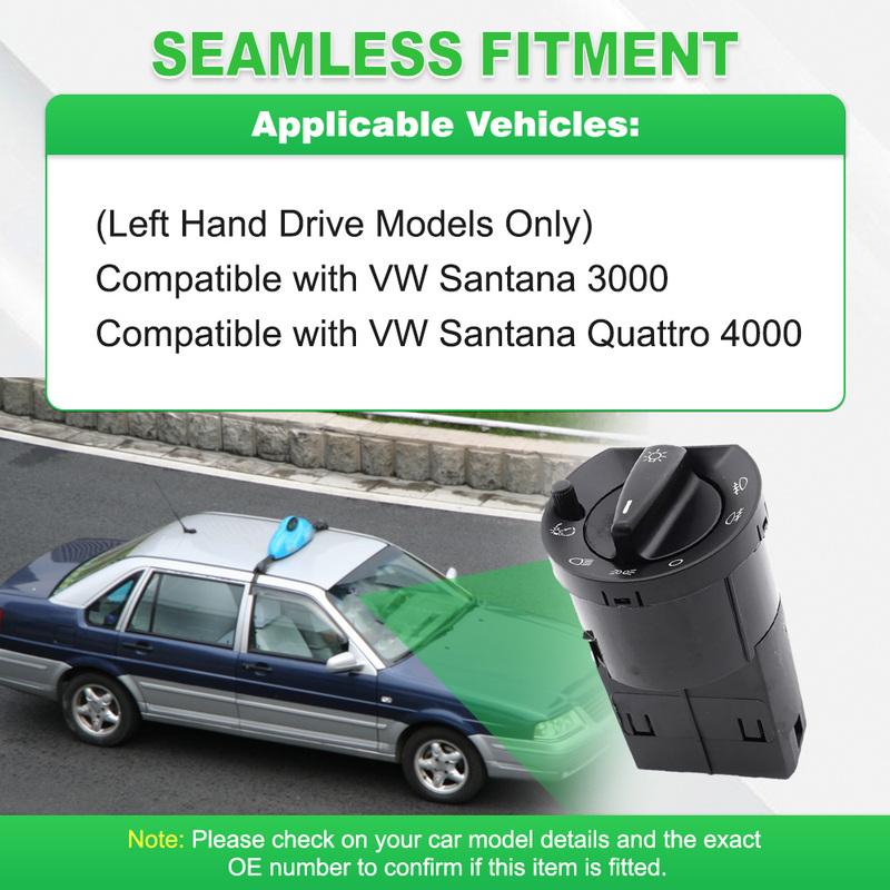 Переключатель фар 17 P 33D941531 для VW Santana 3000 VW Santana Quattro 4000 Переключатель фар с противотуманной фарой