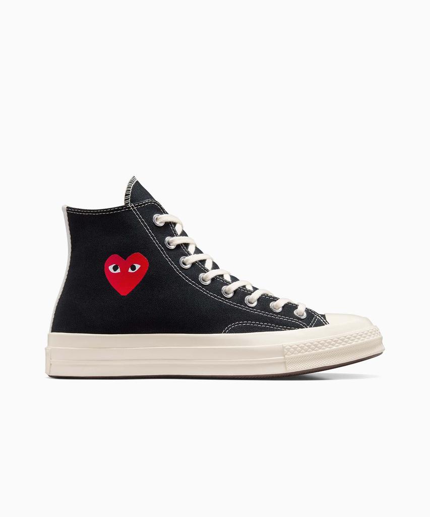 Converse X Play Comme Des Garçons Single Heart Chuck 70 High A08801C