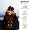 1PC Custom Name Fiery Demon Artwork flannel blanket versatile,all-season throw suitable for the living room,bedroom,camping,travel,and gift