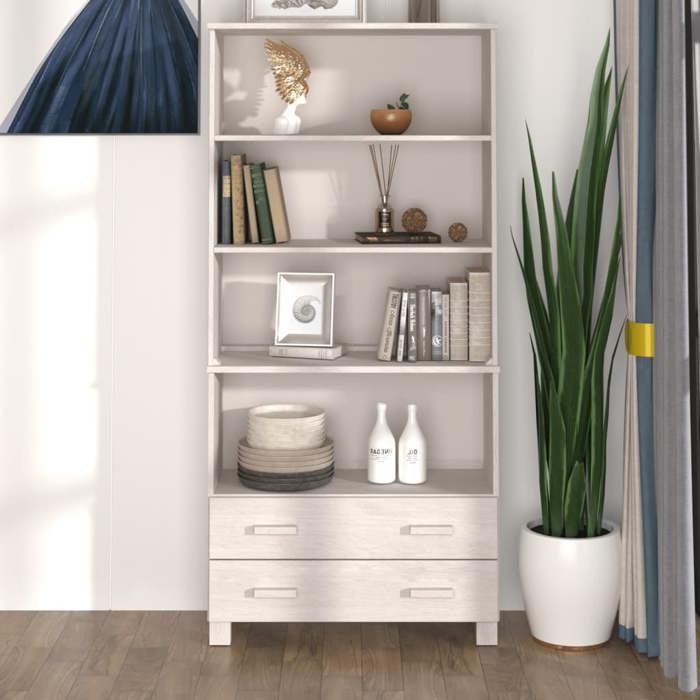 VidaXL Buffet HAMAR Solid Pine Wood White 3100935