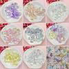 DIY Findings Dazzling Flowers Beading Neclace Bracelet Handcrafted 5Pcs Acrylic Loose Beads for Jewelry Making  Accessories