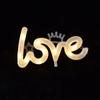 Colorful Love LED Light Luminous Cake Decoration Light Valentine's Day Decoration Lamp  Wedding