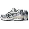Asics Кроссовки Gel Kayano 14 Сетчатые, Синтетическая кожа Низкие с амортизацией GEL Повседневные для бега Унисекс Серебристо-белые 1203A537-110