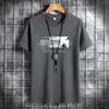 Summer Men Round Neck Cotton Short-sleeved Fashion Printed Casual  Men's Loose Sports T-shirt