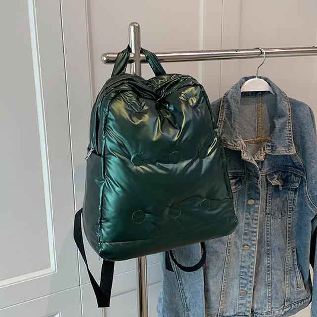 Women's Backpack Fashion Space Cotton Backpacks for Teenager Student Down Schoolbag Water Proof Women Shoulder Bag Trave Knapsack