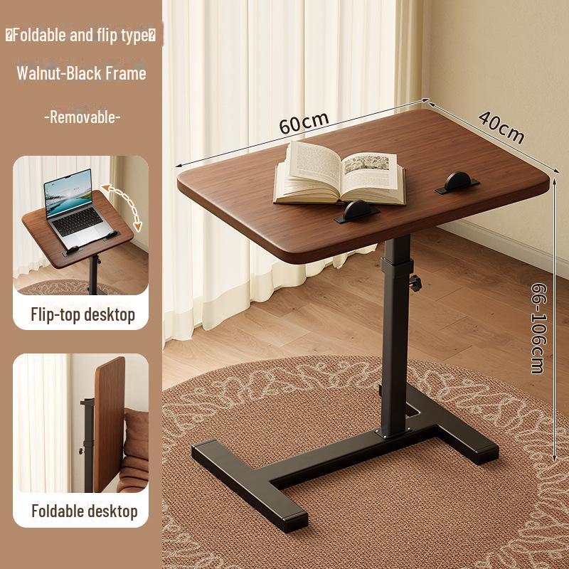 Foldable Mobile Desk: Bedside, Sofa, or Study Table for Living Room or Bedroom.