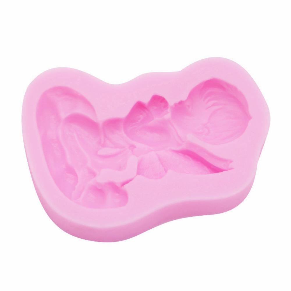 Желающий ангел мальчик инструмент для помадки торта форма для мыла ручной работы для пудинга