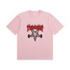 A1-07 Летняя футболка Thrasher с принтом букв для мужчин и женщин, оверсайз, хлопок, короткий рукав, повседневная уличная футболка