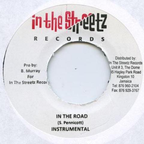 7-дюймовая пластинка NINJA KID - In The Road In The Streetz 2009 Ямайка Регги, Ска и Даб