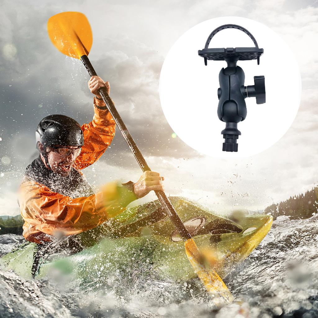 Fish Mount Universal Plate Kayak Accessories Boat Ball-Mount Fishes Detector Mounting Bracket