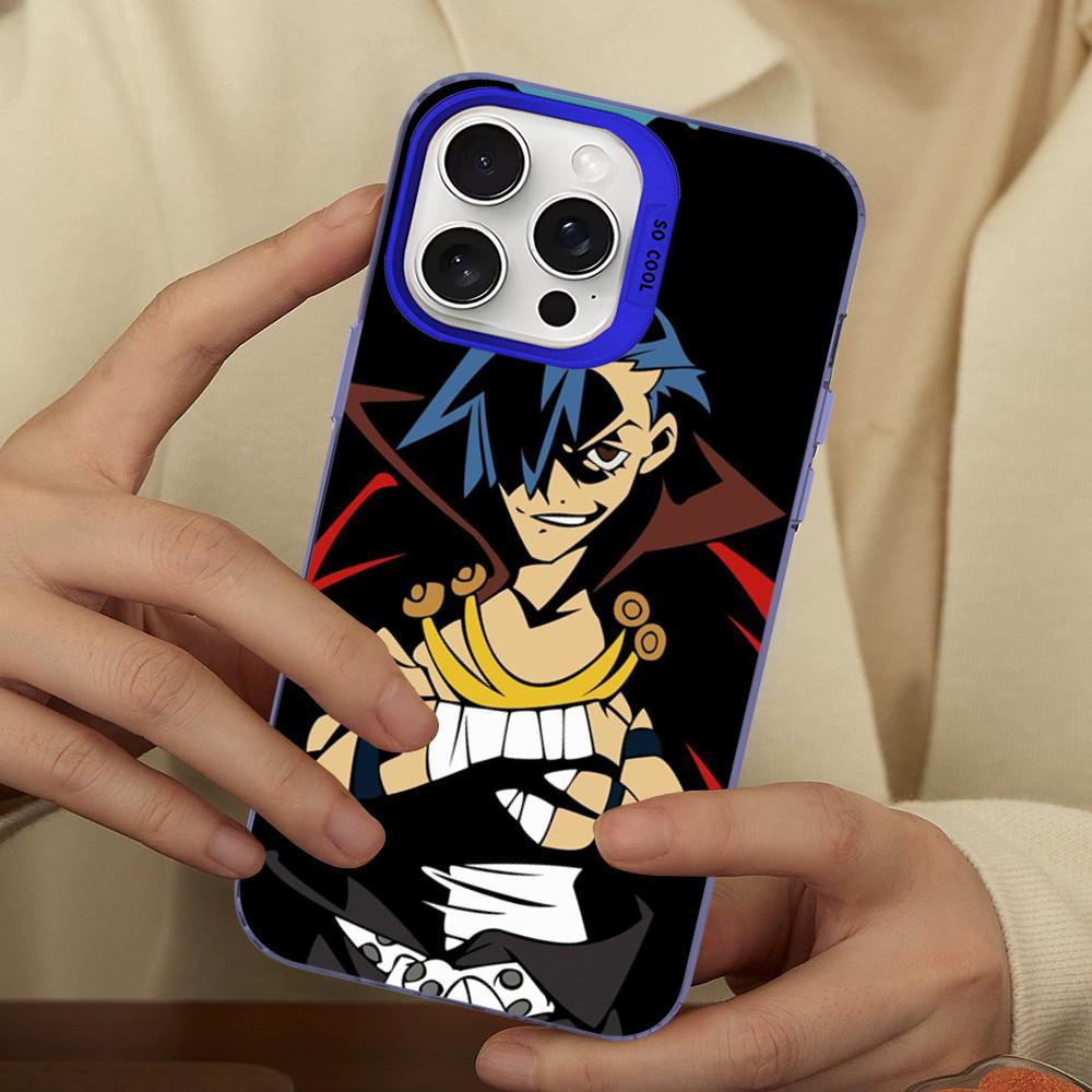 Чехол для телефона Tengen Toppa Gurren Lagann Для IPhone 16 15 14 13 12 11 Pro Max X XR XSMAX 8 7 Plus Матовый Ударопрочный Задний Чехол