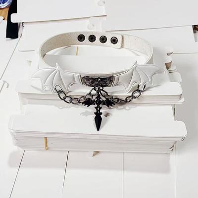 Темный крест демон ангел ошейник ножные кольца панк ветер красотки чокер кожаное ожерелье цепочка на ключицу