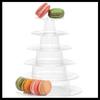 6-ярусная круглая стойка для макаронных изделий Tower Стенд для торта Стеллаж для декора свадебной вечеринки