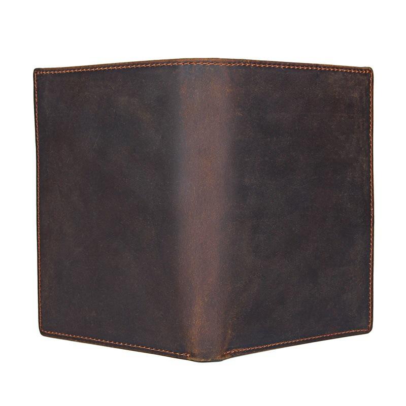 Обложка для паспорта из 100% натуральной кожи, винтажный дорожный чехол для паспорта для мужчин и женщин, большой вместительный кошелек для карт, сумка для карт