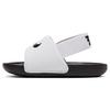 Kawa Slide Toddler 'White' (Unisex) White / Black / White / Black Toddler Shoes BV1094 100