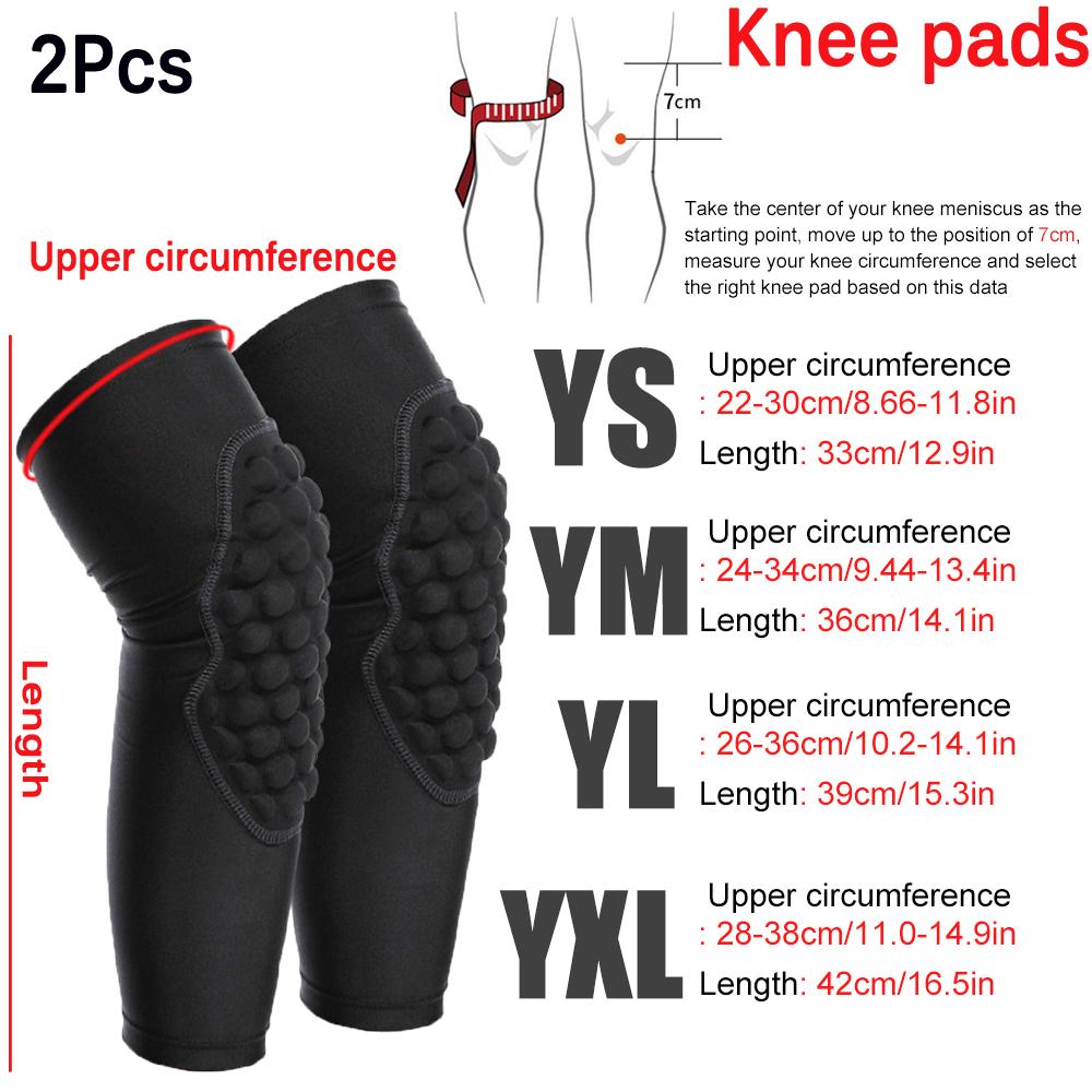 1 шт. детский/молодежный 5-15-летний спортивный сотовый компрессионный наколенник/налокотник защитное снаряжение для баскетбола, бейсбола, футбола