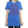 Disney Womens/Ladies Mickey And Minnie Christmas Hearts Cotton Boyfriend T-Shirt