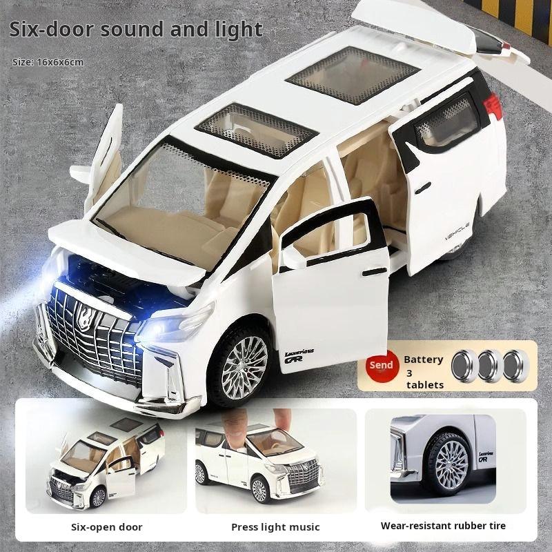 1:32 Mini Car Diecast Ambulance Fire-Truck Policecar Model Sound and Light Vehicle Simulation Collection Gifts Toys Boys