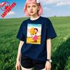 Heidi The Girl From The Alps Cartoon Character Print Summer Breathable Camisetas Street Fashion Women Top Cotton T Shirt
