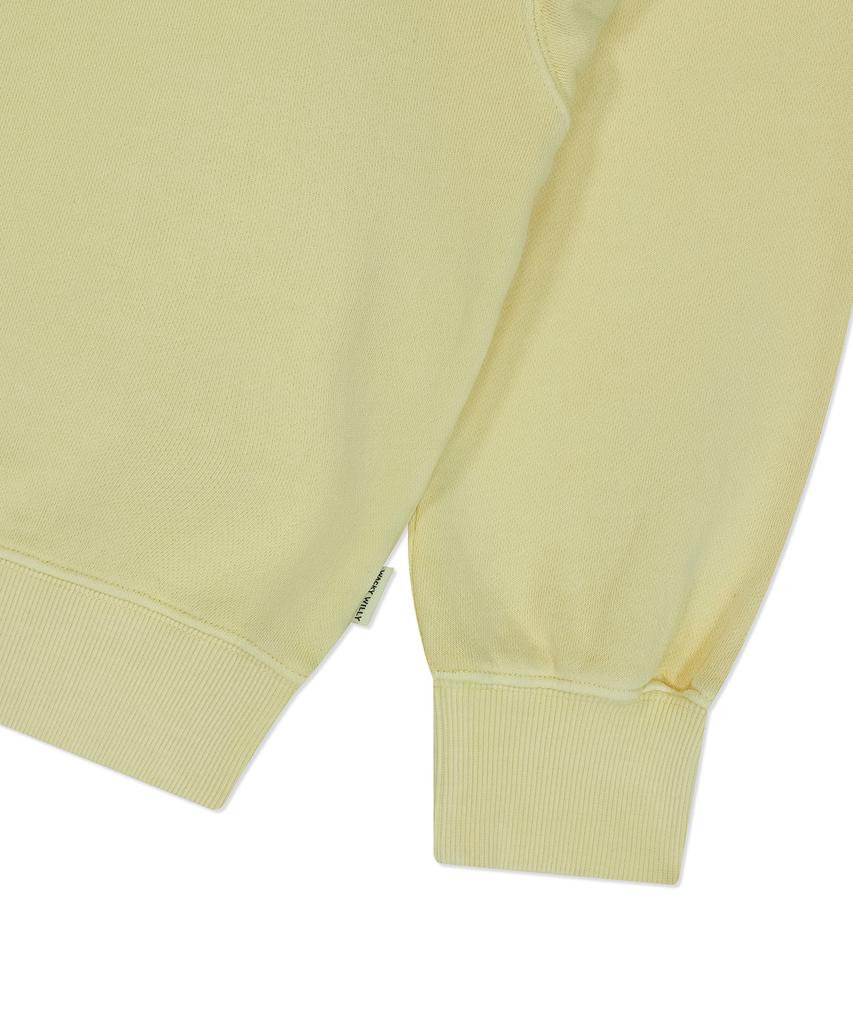 WACKY WILLY Women'S Semi-Overfit Pigment Sweatshirt Yellow