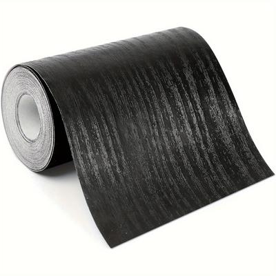 1 рулон 393 дюйма, черное дерево, ПВХ, водонепроницаемые панели, настенные украшения, съемные, самоклеящиеся, для кухни, ванной, плитки, украшения для дома