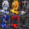 One-Step Transforming Optimus Prime & Bumblebee Toy Car for Kids