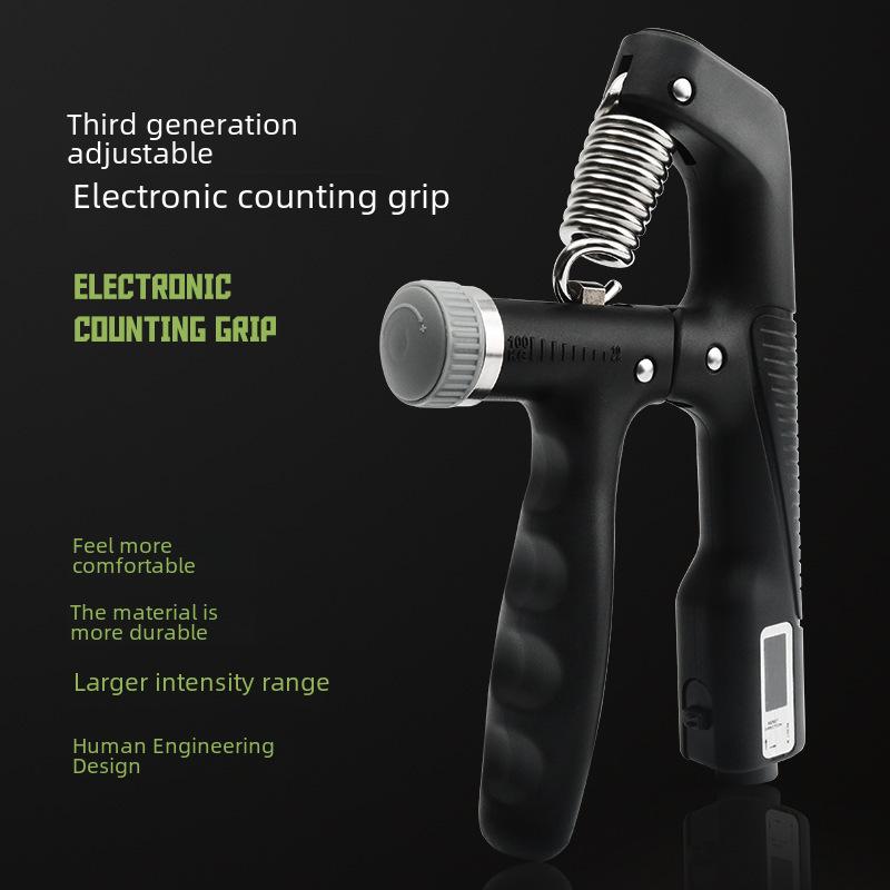 Силовой тренажер с регулируемым хватом: Электронный счетный ручной захват (10-100КГ) для тренировки мышц