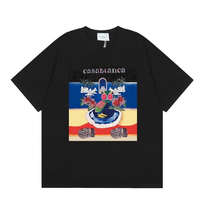 Streetwear Graphic T-Shirt Men Women Loose Fit Short Sleeve Cotton Tee