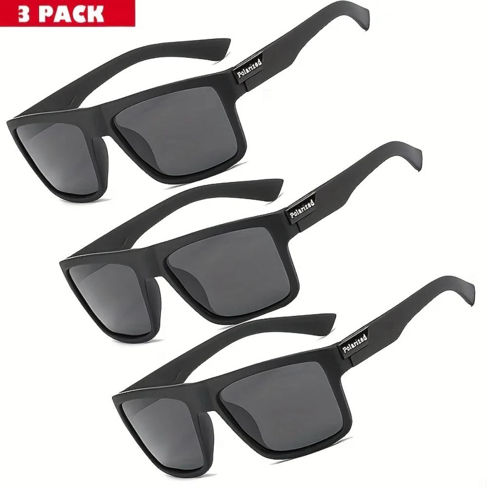 3PCS New Polarized Glasses Men Women Fishing Glasses Sun Goggles Camping Hiking Driving Eyewear Sport Sunglasses