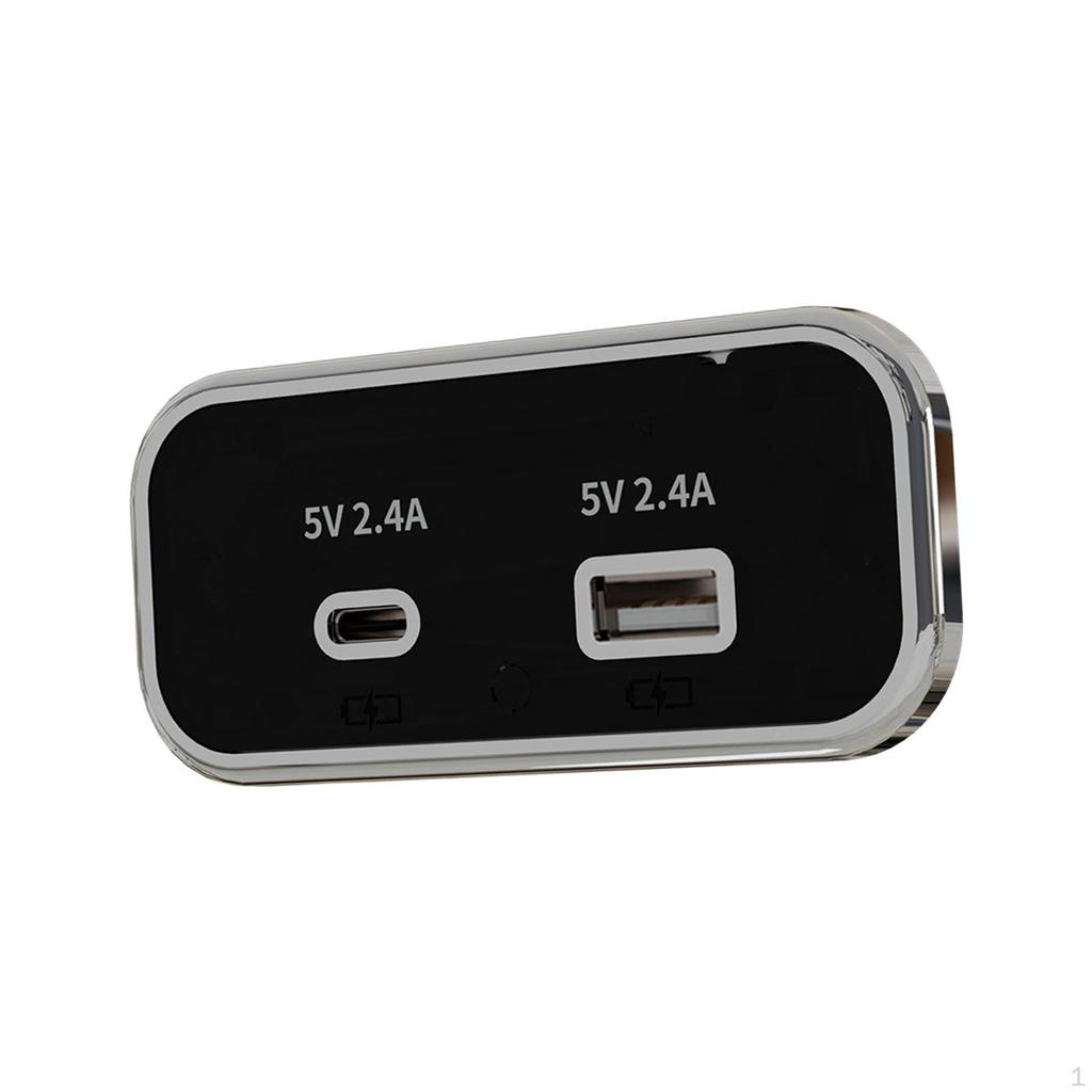 Панель розеток USB для автофургона Адаптер питания Умная защита для грузовика, лодки, автомобиля