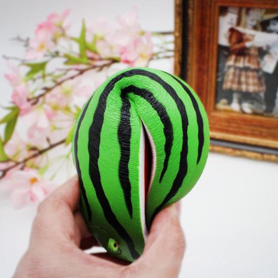 Медленно поднимающийся сквиши Игрушка-антистресс в виде гигантского ломтика арбуза