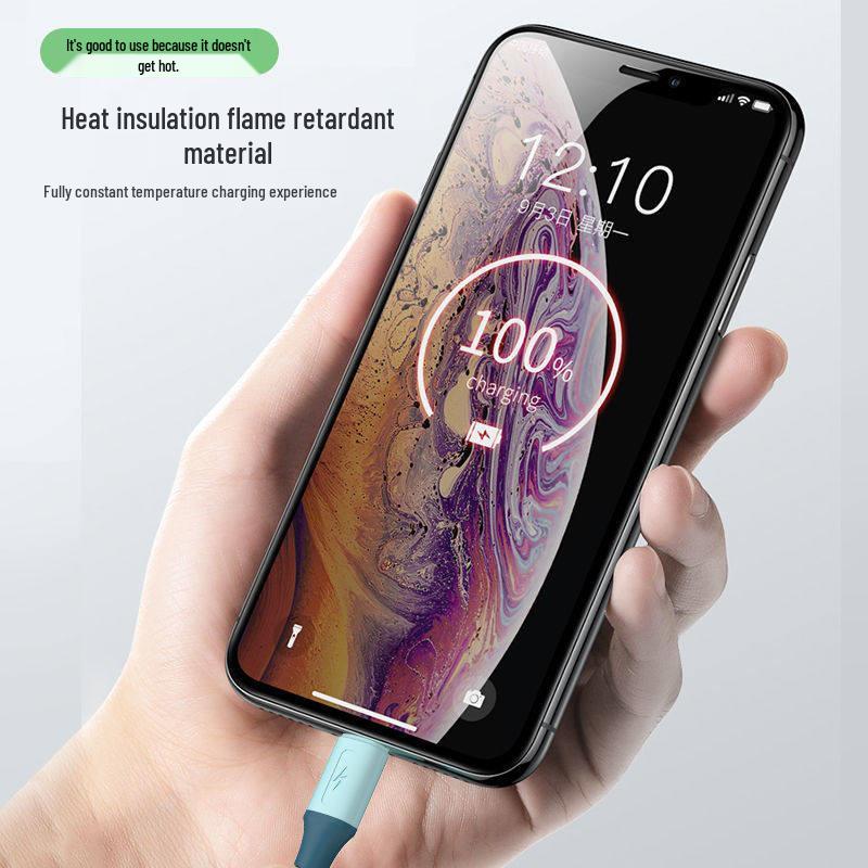 3-в-1 Кабель для быстрой зарядки для Apple, iPhone, Huawei, OPPO, Xiaomi