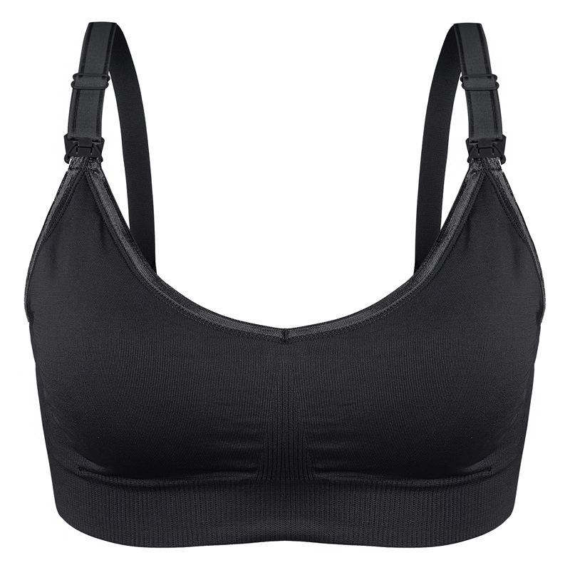 Бесшовный бюстгальтер пуш-ап для кормления и беременности с застежкой спереди - Большой размер, Поддержка против провисания, Послеродовая поддержка и поддержка при грудном вскармливании