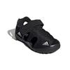 Adidas Captain Toey K Velcro Comfortable Non-Slip Anti-Kick Sandals Kids Sandals Black FX4203